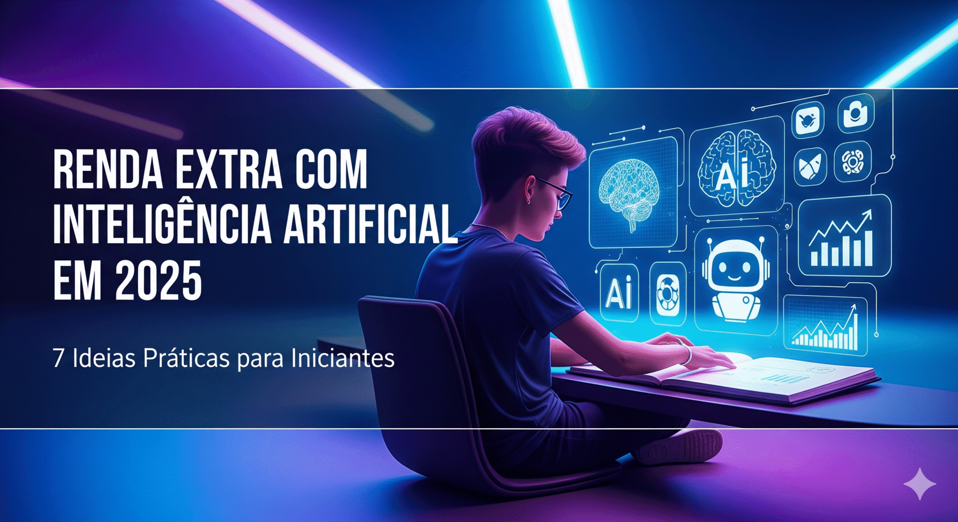 Renda Extra com Inteligência Artificial em 2025: 7 Ideias Práticas para Iniciantes
