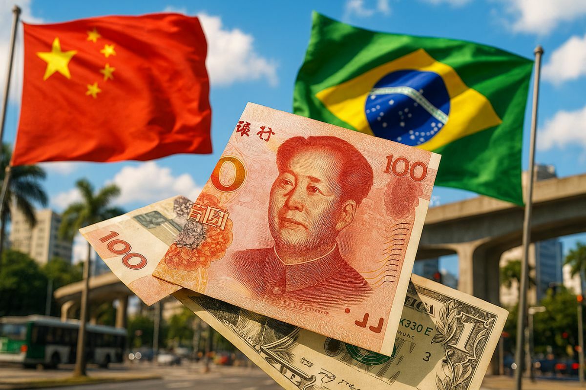 China lança sistema global de pagamentos que desafia o dólar e mira o Brasil em 2025