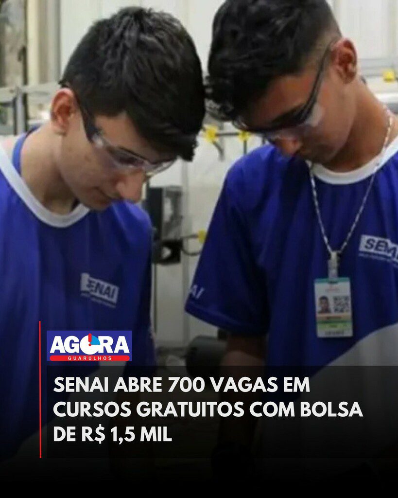 Senai abre 700 vagas em cursos gratuitos com auxílio de R$ 1,5 mil 2 Senai abre 700 vagas em cursos gratuitos com auxílio de R$ 1,5 mil - Mestre da Grana 2025