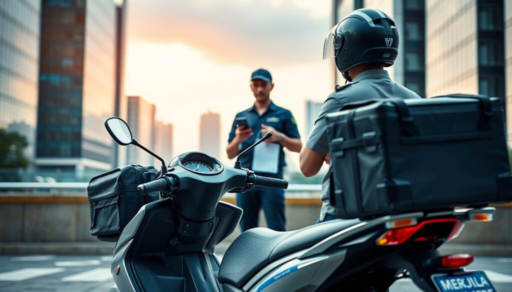 Entregador do Mercado Livre