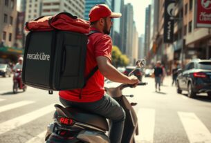 Entregador do Mercado Livre