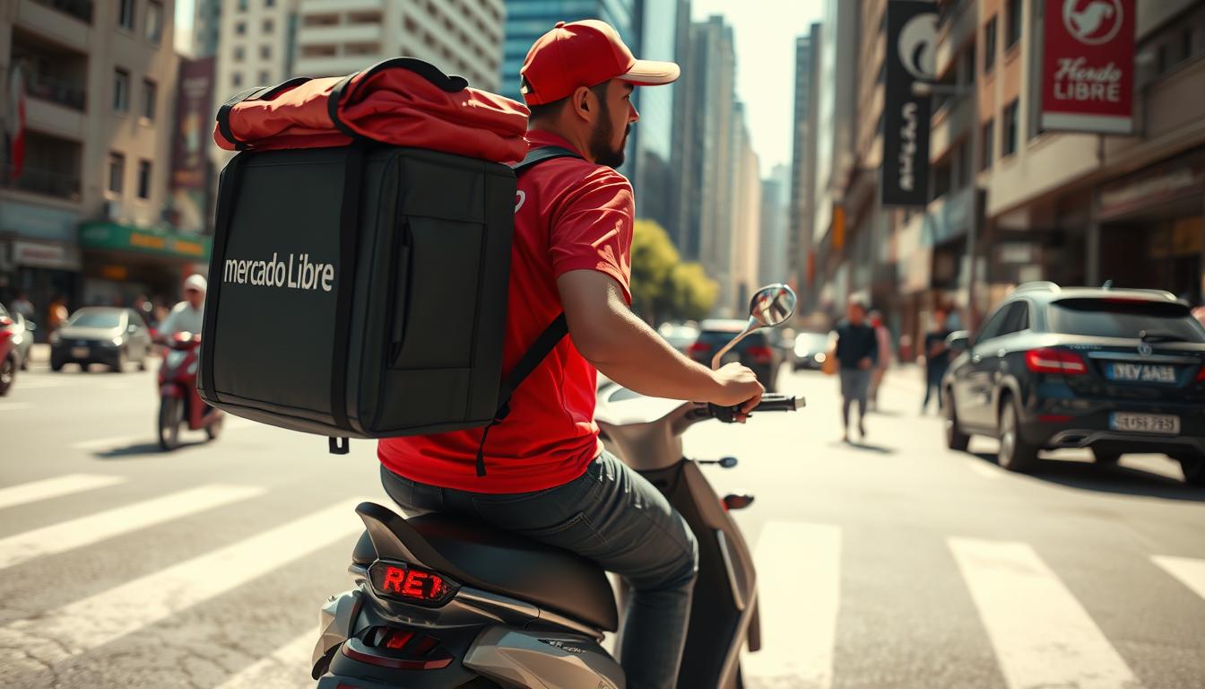 Entregador do Mercado Livre